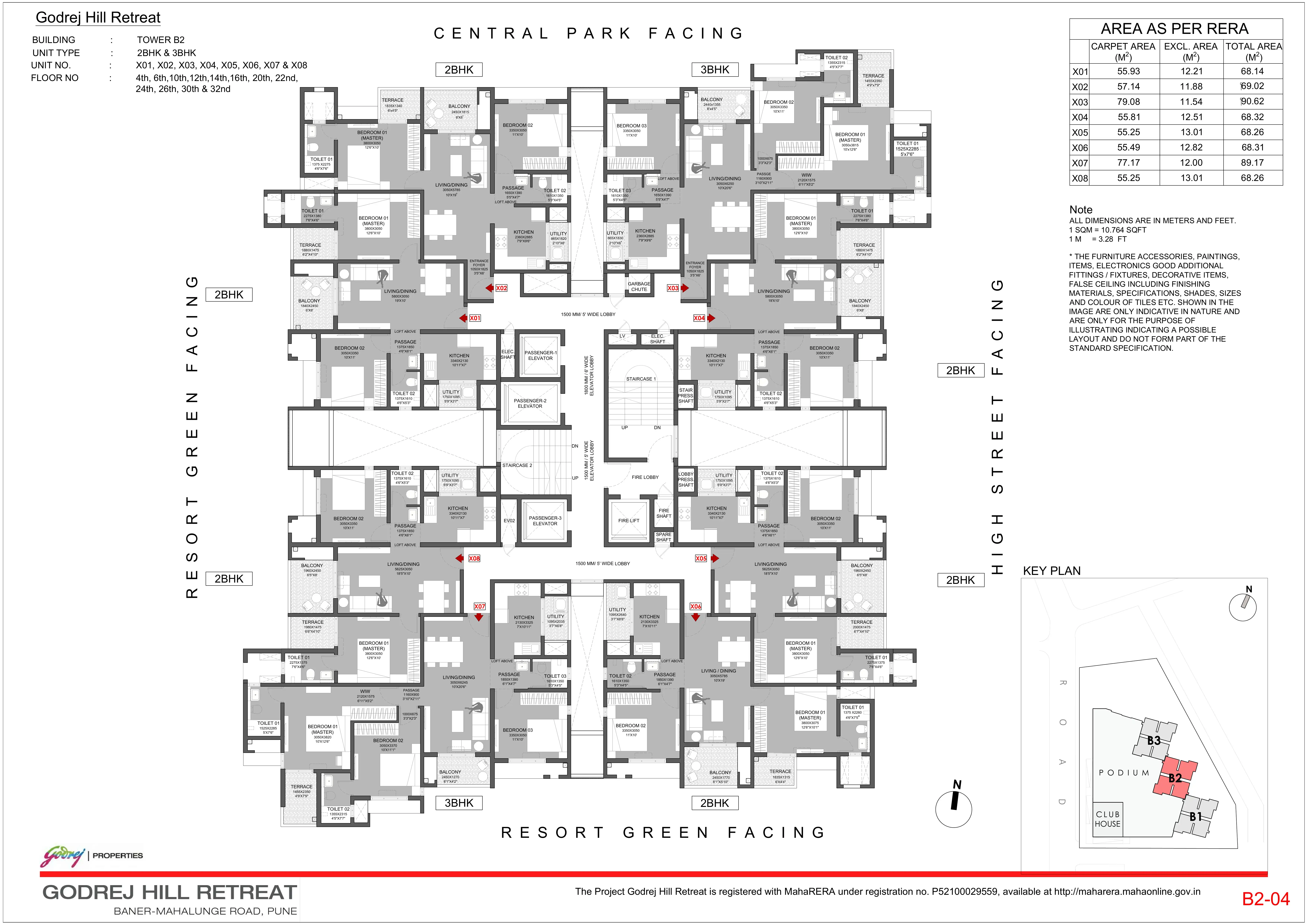Godrej Hill Retreat Floor plan 2